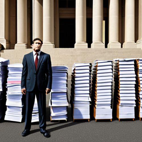 **

"A frustrated small business owner stands in a long queue, holding a stack of papers, surrounded by bureaucratic government building. Overwhelmed and paperwork. Depicting the challenges of accessing government subsidies, highlighting the bureaucratic hurdles and disappointment."

**