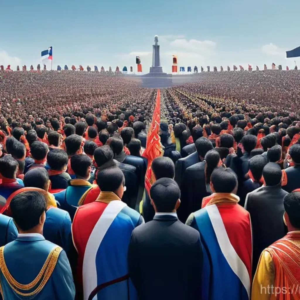 국제법과 주권 - **Prompt:** An artistic and conceptual representation of national sovereignty, depicting a strong, u...